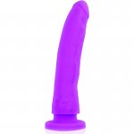 DELTA CLUB - REALISTYCZNE SILIKONOWE DILDO FIOLETOWE 23CM + STRAP-ON