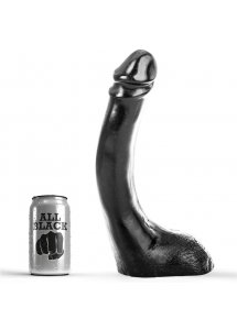 REALISTYCZNE DILDO ALL BLACK 29CM FISTING CZARNE