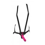 DILLIO - DILDO STRAP-ON UPRZĄŻ RÓŻOWY 16CM