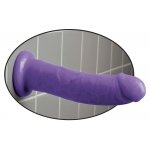 DILLIO - REALISTYCZNE NATURALNE DILDO FIOLETOWE 21CM