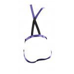 DILLIO - DILDO STRAP-ON UPRZĄŻ FIOLETOWY 19CM