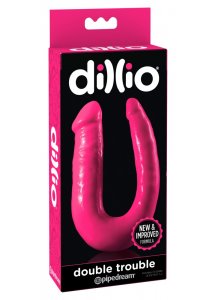 DILLIO - PODWÓJNE REALISTYCZNE DILDO RÓŻOWE 28CM