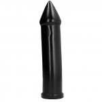 ALL BLACK STOŻKOWE CZARNE DILDO 24CM