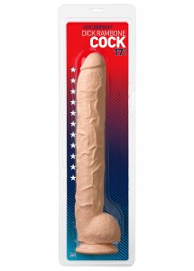 DOC JOHNSON - REALISTYCZNE DILDO Z JĄDRAMI 42 CM
