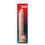 DOC JOHNSON - REALISTYCZNE DILDO Z JĄDRAMI 42 CM