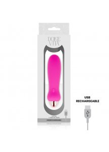 DOLCE VITA FIVE - SILIKONOWY WIBRATOR 7 TRYBÓW WIBRACJI RÓŻOWY