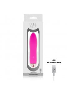 DOLCE VITA FOUR - SILIKONOWY WIBRATOR POCISK 7 TRYBÓW WIBRACJI RÓŻOWY