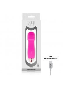 DOLCE VITA THREE - SILIKONOWY MASAŻER 7 TRYBÓW WIBRACJI RÓŻOWY