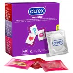 DUREX - 40 PREZERWATYW LOVE MIX 5 RÓŻNYCH ODMIAN