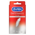 DUREX ULTRA - PREZERWATYWY 20% CIEŃSZE NA KOŃCÓWCE 10SZT