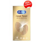 DUREX REAL FEEL - PREZERWATYWY POZBAWIONE LATEKSU 8SZT