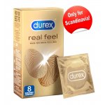 DUREX REAL FEEL - PREZERWATYWY POZBAWIONE LATEKSU 8SZT