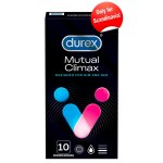 DUREX MUTUAL CLIMAX - PREZERWATYWY Z ŻEBRAMI ŁATWE ZAKŁADANIE 10SZT