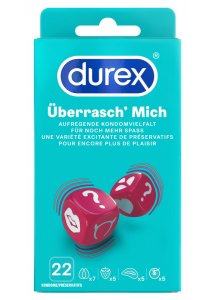DUREX - PREZERWATYWY RÓŻNE NIESPODZIANKA 22SZT