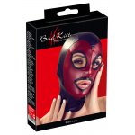 MASKA BDSM CZARNO-CZERWONA/HEAD MASK