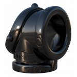 ELASTYCZNY PIERŚCIEŃ NA PENISA I JĄDRA CZARNY 7CM