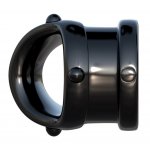 ELASTYCZNY PIERŚCIEŃ NA PENISA I JĄDRA CZARNY 7CM