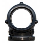 ELASTYCZNY PIERŚCIEŃ NA PENISA I JĄDRA CZARNY 7CM