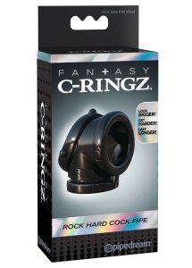 ELASTYCZNY PIERŚCIEŃ NA PENISA I JĄDRA CZARNY 7CM