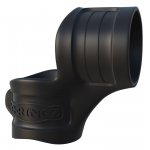 PIERŚCIEŃ NA PENISA I JĄDRA WZMOCNIONA EREKCJA CZARNY