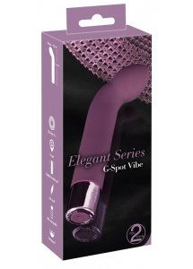 ELEGANT SERIES - WIBRATOR DO STYMULACJI PUNKTU-G FIOLETOWY 16CM