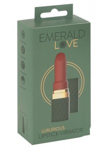 EMERALD LOVE - MINI WIBRATOR SZMINKA ZE STYMULACJĄ