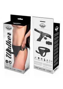 WALKER - UPRZĄŻ STRAP-ON Z PENISEM DO STYMULACJI PUNKTU-G 15.5 X 3.8CM
