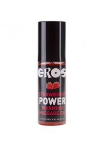 EROS - ROZGRZEWAJĄCY OLEJEK DO MASAŻU TRUSKAWKOWY 100ML