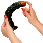 EUROPEAN LOVER - REALISTYCZNE DILDO Z PRZYSSAWKĄ CZARNE 23 CM