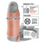 FANTASY X-TENSIONS - XL NAKŁADKA NA PENISA 33% WIĘKSZY PENIS CIELISTY 18CM