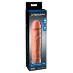 FANTASY X-TENSIONS - NAKŁADKA NA PENISA 33% WIĘKSZY PENIS +5.1CM CIELISTY