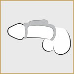 FANTASY X-TENSIONS - PRZEZROCZYSTA NAKŁADKA NA PENISA Z VIBRO-BULLETEM 14CM