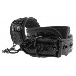 FETISH - ELEGANCKIE KAJDANKI NA NADGARSTKI CZARNE