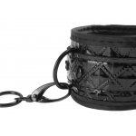 FETISH - ELEGANCKIE KAJDANKI NA NADGARSTKI CZARNE