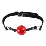 FETISH COLLECTION - CZERWONY KNEBEL PIŁKA GOLFOWA BDSM