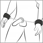 FETISH COLLECTION - KAJDANKI NA RĘCE + PIERŚCIEŃ NA PENISA