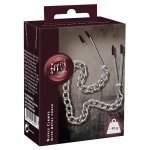 FETISH COLLECTION - ŁAŃCUCH Z ZACISKAMI NA SUTKI