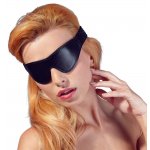 FETISH COLLECTION - CZARNA SKÓRZANA MASKA NA OCZY