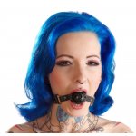 FETISH COLLECTION - CZARNY KNEBEL PIŁKA GOLFOWA BDSM