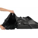 FETISH COLLECTION - WINYLOWA POSZEWKA NA KOŁDRĘ CZARNA 135X200