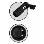 FETISH - CZARNE ZACISKI NA SUTKI Z GORĄCYMI WIBRACJAMI I STYMULACJĄ