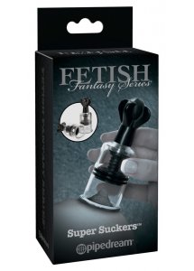 FETISH - SILNE PRZYSSAWKI DO SUTKÓW Z MECHANIZMEM SKRĘTU 