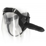 FETISH FANTASY ELITE - UPRZĄŻ STRAP-ON Z ELASTYCZNYM PIERŚCIENIEM SYLIKONOWYM