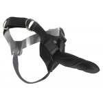 FETISH FANTASY ELITE - UPRZĄŻ STRAP-ON Z ELASTYCZNYM PIERŚCIENIEM SYLIKONOWYM