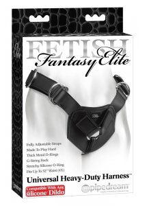 FETISH FANTASY ELITE - UPRZĄŻ STRAP-ON Z ELASTYCZNYM PIERŚCIENIEM SYLIKONOWYM