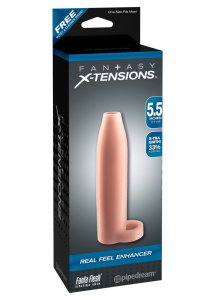 FANTASY X-TENSIONS - NAKŁADKA NA PENISA 33% WIĘKSZY PENIS CIELISTY 14CM