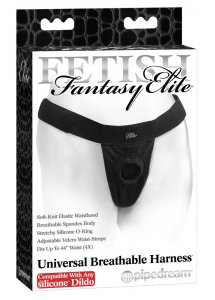 FETISH FANTASY ELITE - UNIWERSALNA UPRZĄŻ STRAP-ON Z ELASTYCZNYM PIERŚCIENIEM