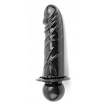 FETISH FANTASY SERIES - KNEBEL KULKOWY Z DOŁĄCZONYM NATURALNYM DILDO