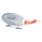 FETISH FANTASY SERIES - 2IN1 BIAŁA SEX-MASZYNA Z MASTURBATOREM I 2 WYMIENNE DILDA