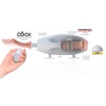 FETISH FANTASY SERIES - 2IN1 BIAŁA SEX-MASZYNA Z MASTURBATOREM I 2 WYMIENNE DILDA